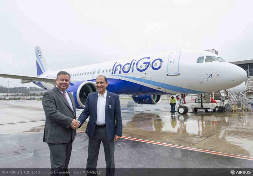 IndiGo’s and Asia’s first A320neo in Toulouse.